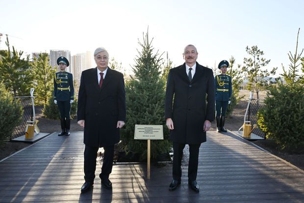 Astanada Heydər Əliyev küçəsinin açılışı olub   YENİLƏNİB + FOTO