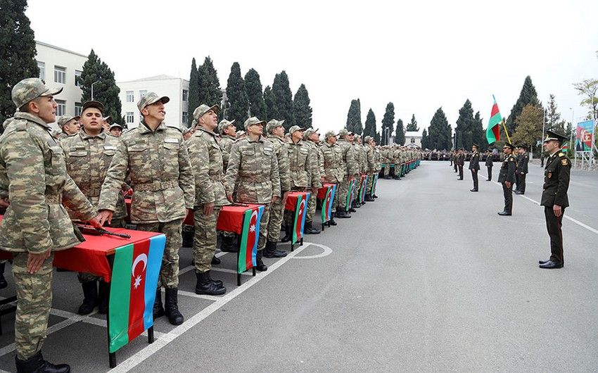 Azərbaycan Ordusunda andiçmə mərasimləri keçirilib   FOTO/VİDEO