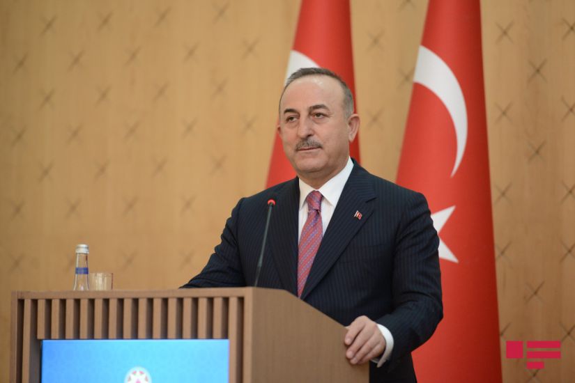 Çavuşoğlu:  “Zəfərlərin daim olsun, Can Azərbaycan!”   FOTO