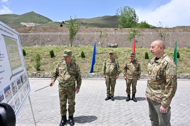 Prezident İlham Əliyev Kəlbəcərdə hərbi hospitalın açılışında iştirak edib   FOTO