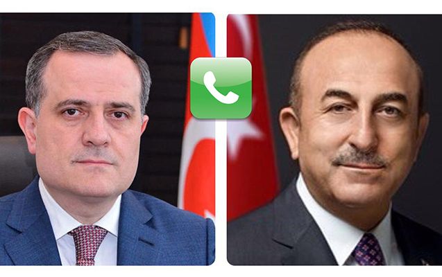 Ceyhun Bayramovla Çavuşoğlunun telefon danışığı olub   