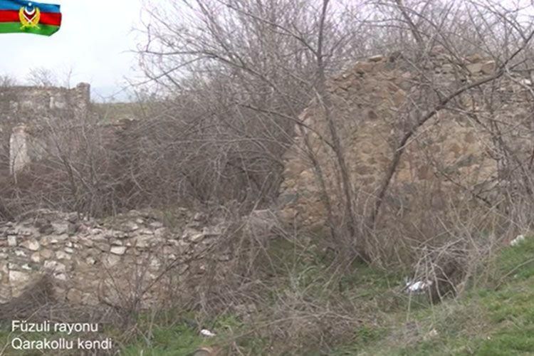 Vandalların yerlə bir etdiyi daha bir kəndimiz   Qarakollu