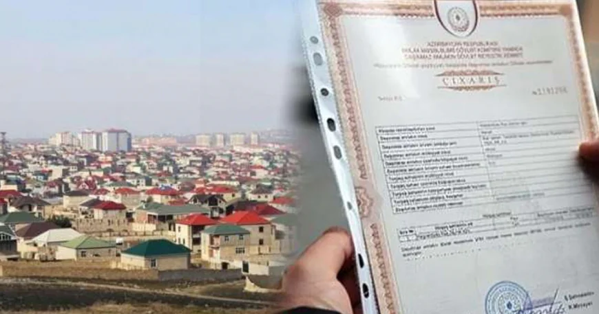 Evinə sənəd almaq istəyənlər üçün VACİB XƏBƏR