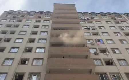 Xırdalanda YANĞIN BAŞLADI -