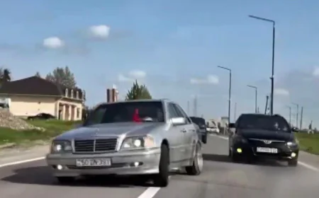 Toy karvanında avtoxuliqanlıq edənlər həbs olundu -