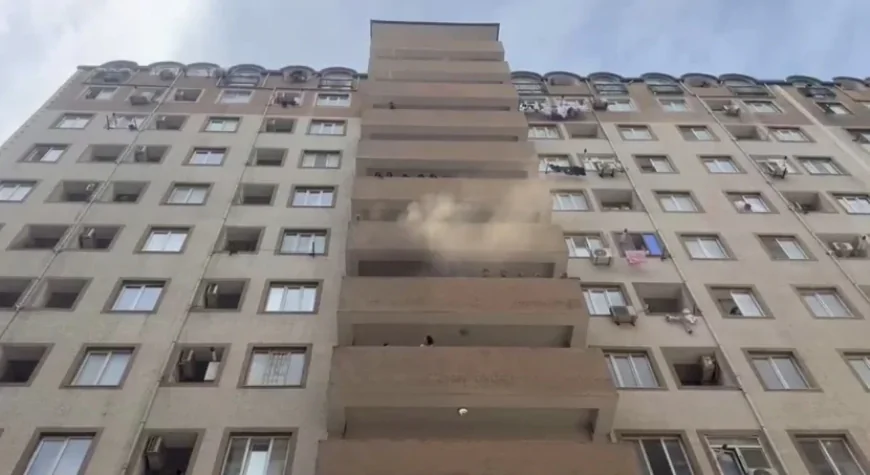 Xırdalanda YANĞIN BAŞLADI -