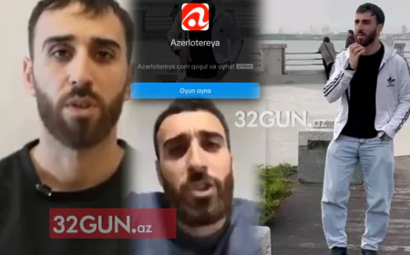 Qanunsuz mərc oyunlarına görə saxlanılan "tiktoker" "Azərlotereya"nın REKLAM SİMASI OLDU