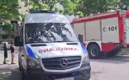 Mənzildə qaz sızması yanğın təhlükəsi yaradıb -