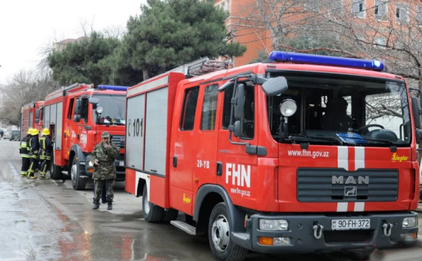 Bakıda güclü yanğın -
