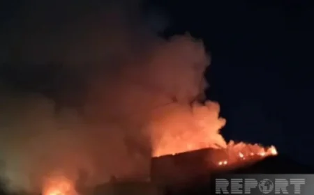 Maştağada baş verən yanğın məhdudlaşdırılıb