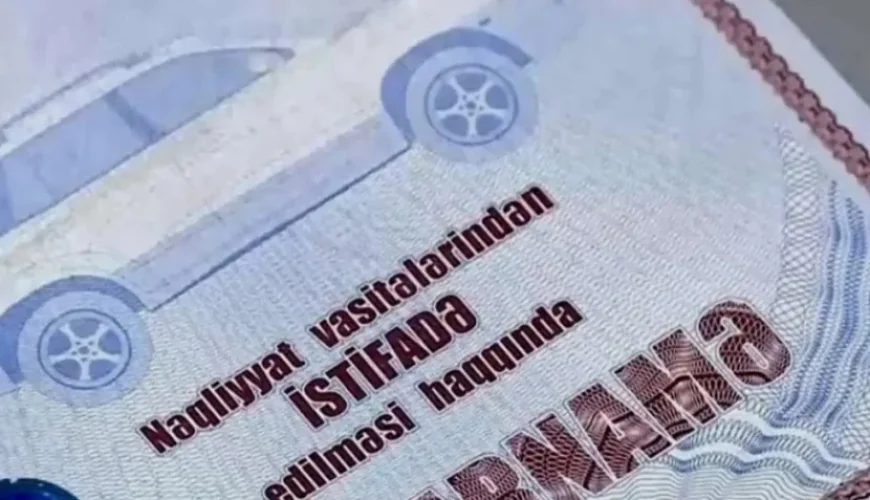 Etibarnaməli avtomobillərlə bağlı