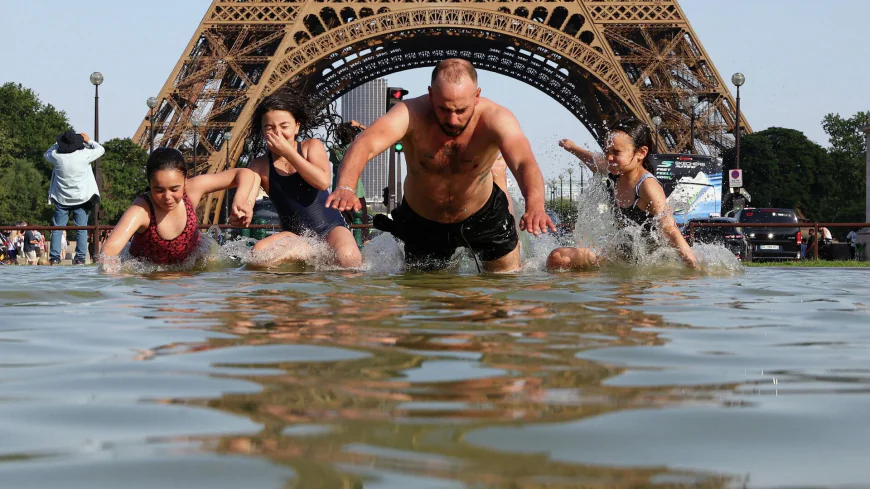 Parisdə istilər: