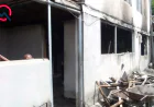 Tovuzda ev yandı -