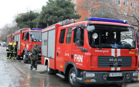 Qazaxda 8 hektar taxıl sahəsi yandı