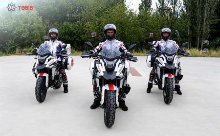 Bakıda “Ambucycle” motosikletlər -