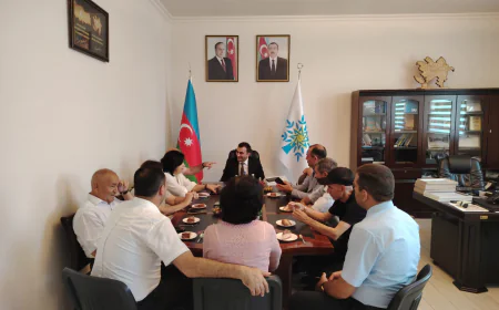 Mingəçevirdə jurnalistlər peşə bayramlarını qeyd ediblər -