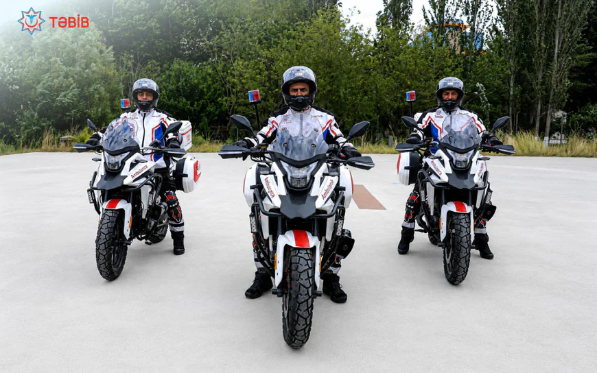 Bakıda “Ambucycle” motosikletlər -