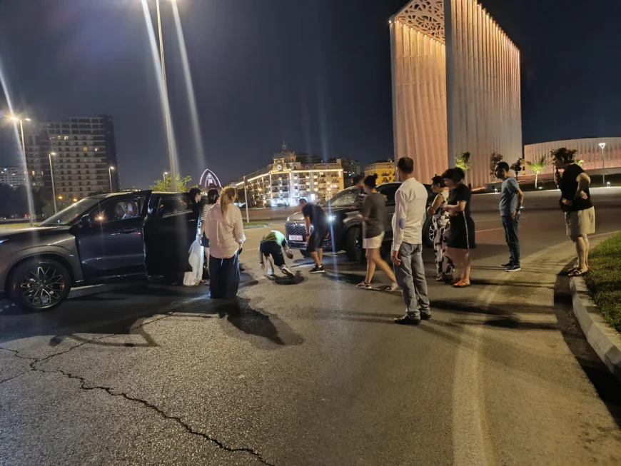 Xətaidə iki "Changan" toqquşub
