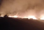 Füzulinin iki kəndində güclü yanğın başladı -