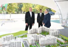 Naxçıvanda 518 mənzildən ibarət sosial evlər kompleksinin təməli qoyuldu-
