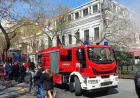 Məşhur kafe tamamilə yandı