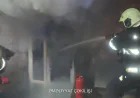 Gəncədə ev yandı -