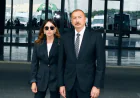 İlham Əliyev və Mehriban Əliyeva 6-cı Dünya Köçəri Oyunlarının açılış mərasimində-
