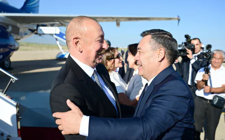 Prezidentin Qırğızıstan səfərindən -