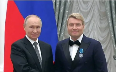 Putin Nikolay Baskovu ordenlə təltif etdi