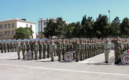 Azərbaycan Ordusunda gənc əsgərlər and içdi