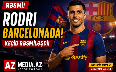 RODRİ “BARSELONA”DA! “ —