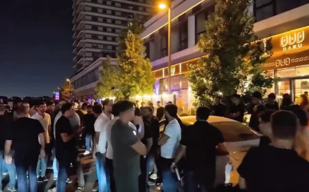 Ağ Şəhərdə zəncirvari qəza: 7 avtomobil toqquşdu