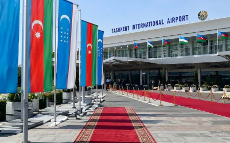 İlham Əliyev Özbəkistana gedir – Daşkənd hava limanında hazırlıq başladı