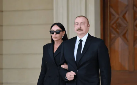 İlham Əliyev və Mehriban Əliyeva Buxaraya gəldilər – qarşılanma mərasimi keçirildi