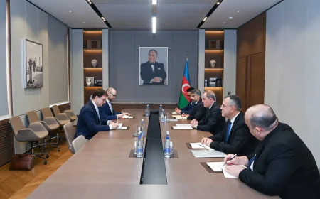 Ceyhun Bayramov Avstriyanın yeni səfiri ilə görüşüb – əsas məsələlər müzakirə edildi-