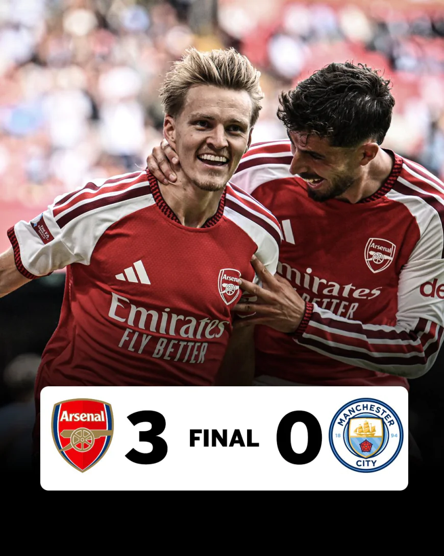 “Arsenal” “Mançester Siti”ni məğlub edərək Community Shield-i qazandı