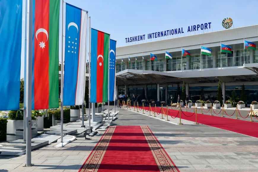 İlham Əliyev Özbəkistana gedir – Daşkənd hava limanında hazırlıq başladı