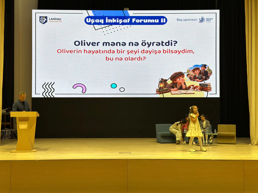 Uşaqlar üçün fərqli ədəbiyyat təcrübəsi – əsərlər süni intellektlə təqdim olundu