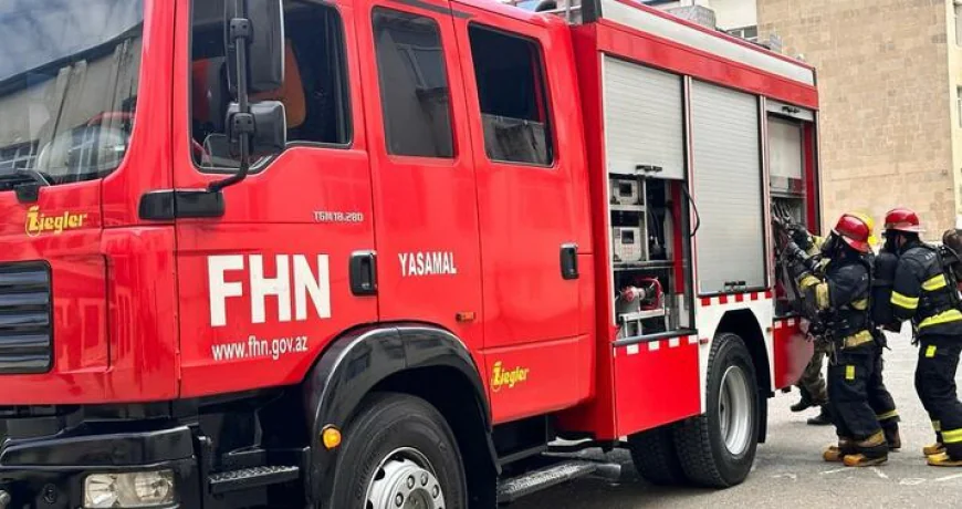 Güclü yanğın başladı -
