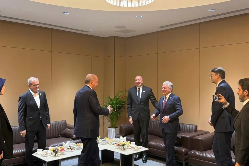 Azərbaycan, Türkiyə, Özbəkistan və İran prezidentləri Bişkekdə görüş keçiriblər-