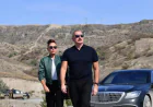 Prezident İlham Əliyev və birinci xanım Mehriban Əliyeva Şamaxı rayonuna səfər ediblər