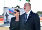 Prezident və birinci xanım Anım Günündə Zəfər parkını ziyarət etdilər