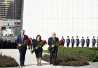 Anım Günü: Dövlət və hökumət nümayəndələri Bakıdakı Zəfər parkını ziyarət ediblər-
