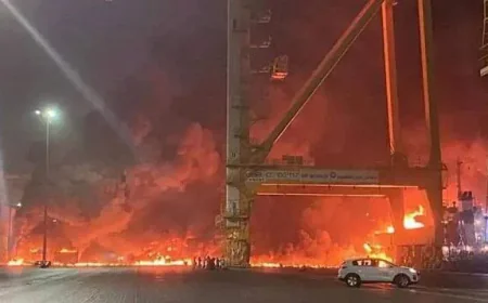İranda yanacaq tankeri