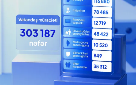 DSMF-yə səkkiz ayda 303 mindən çox vətəndaş müraciət edib-