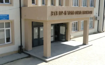 Bakıda məktəblə bağlı narazılıq: Valideynlər övladlarının başqa məktəblərə yönləndiriləcəyini deyirlər-