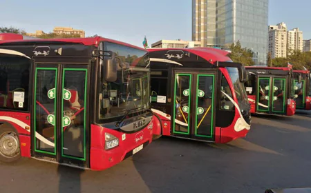 Sabahdan Bakıdakı xətlərə rekord sayda avtobus buraxılacaq