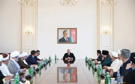Prezident İlham Əliyevin beynəlxalq konfrans iştirakçıları ilə görüşündən: