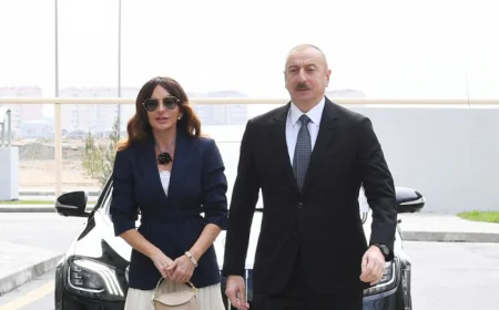 Prezident İlham Əliyev Şamaxıda Pir Ömər Sultan ziyarətgahında aparılan konservasiya işləri ilə tanış olub