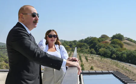 Şamaxıda “Meysari Grand Hotel & SPA” kompleksi açıldı – Prezident və Xanımı açılışda iştirak edib